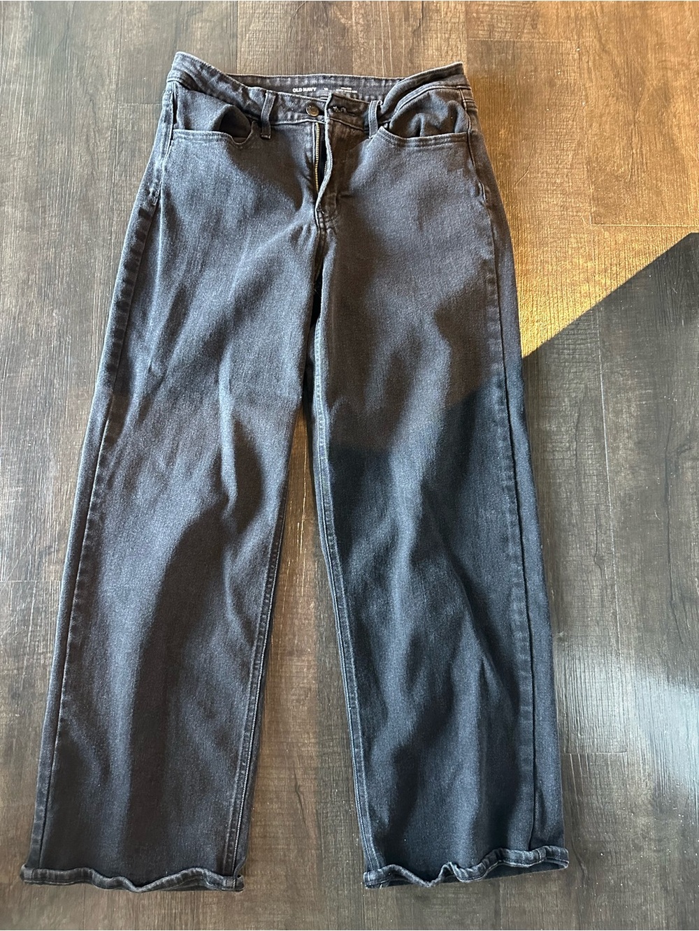 Old Navy High-Rise Wow Wide Leg Women’s Jeans - Classic Black (Size 10)